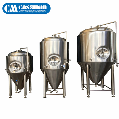 food &amp;amp; Beverage Factory Beer Cooling Unitank Cassman 100L-10000L Glycol Jacket Conical Beer Fermenter